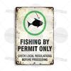 DORA Tin Sign Hunting Fishing Warning Metal Sign Shooting Range Caution Plaque No Duck Shooting Private Property Animal Wildlife Protection