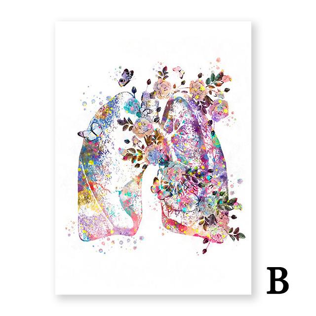 

Стоматология Настенное искусство Холст Граффити Картины Современные Декоративные Принты для Настенных Плакатов и Принтов для Гостиной Домашний Декор Без Рамки 21*30cm No Frame