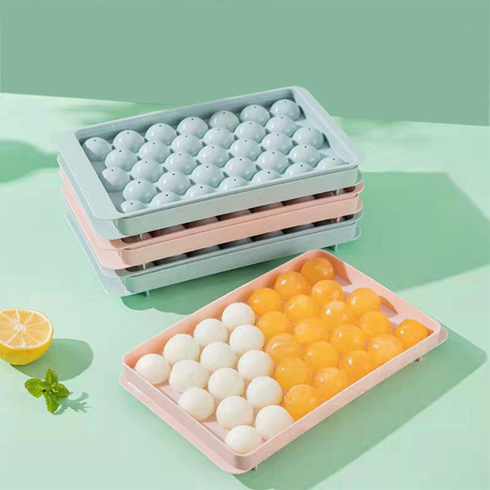 33-Cavity PP Ice Ball Mold - For Whiskey, Popsicle & Lollipop Making