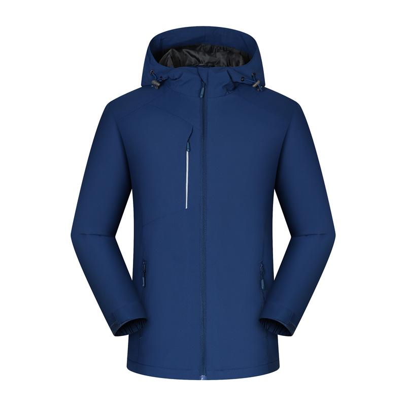 

Осенняя флисовая куртка, защищающая от холода и замерзания, с капюшоном, для походов на вынос, для работы на предприятии, кардиган 4XL джинсовый синий