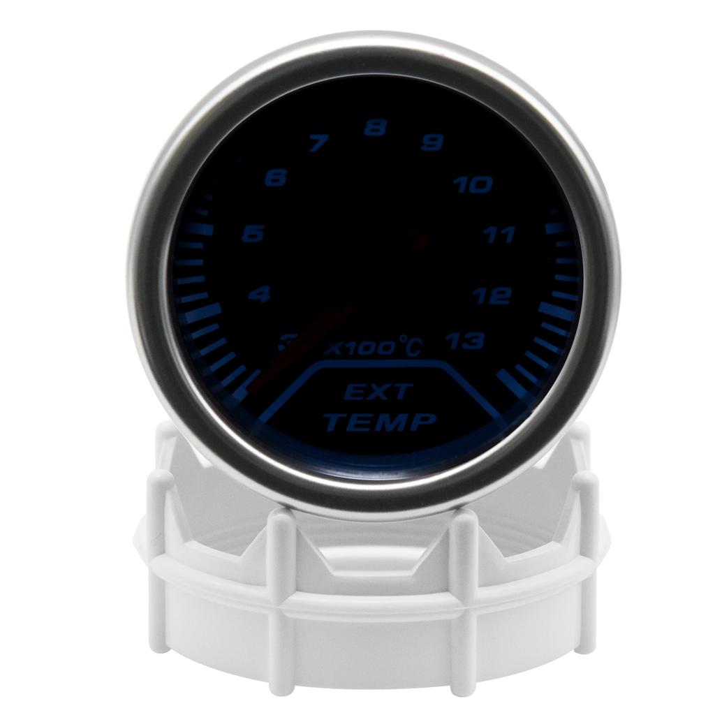 2" 52mm Exhaust Gas Temperature Gauge Digital Exhaust Gas Temp Gauge White Led EGT EXT Gauge Car Meter With 1/8 NPT Sensor 12V