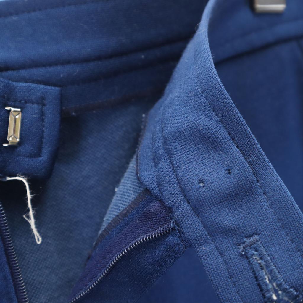 CLUBadidas 70s 80s Vintage Jersey Slacks Pants 88 Blue Navy Blue Descente Men's Used