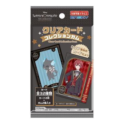 Ensky Disney Twisted Wonderland The Animation Clear Card Collection Gum Press Limited Edition Boxkauf Traubengeschmack Spielzeug von [First Kaugummi/Süßigkeiten [Box