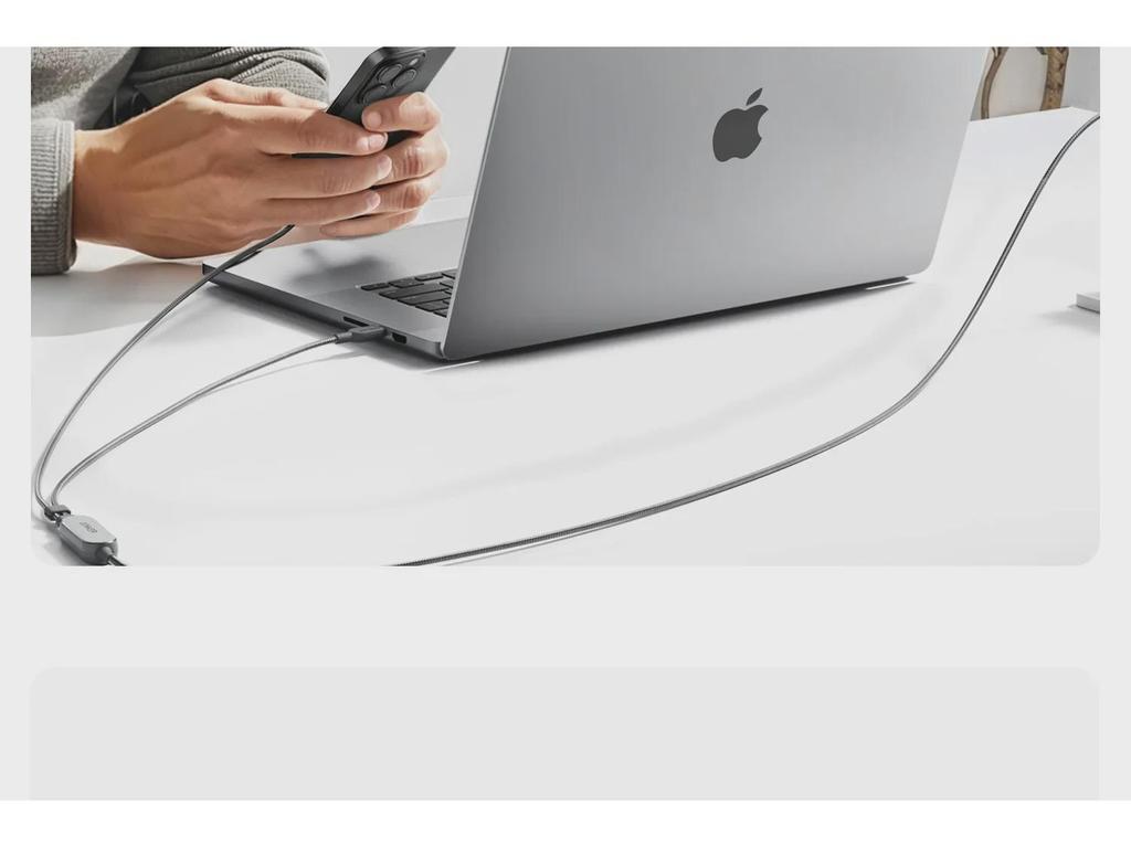 Anker 2-in-1 Dual Type-C 140W Schnelllade-Datenkabel A8895