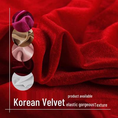 High-Quality Korean Velvet Fabric for Cheongsam & Fashion Curtains