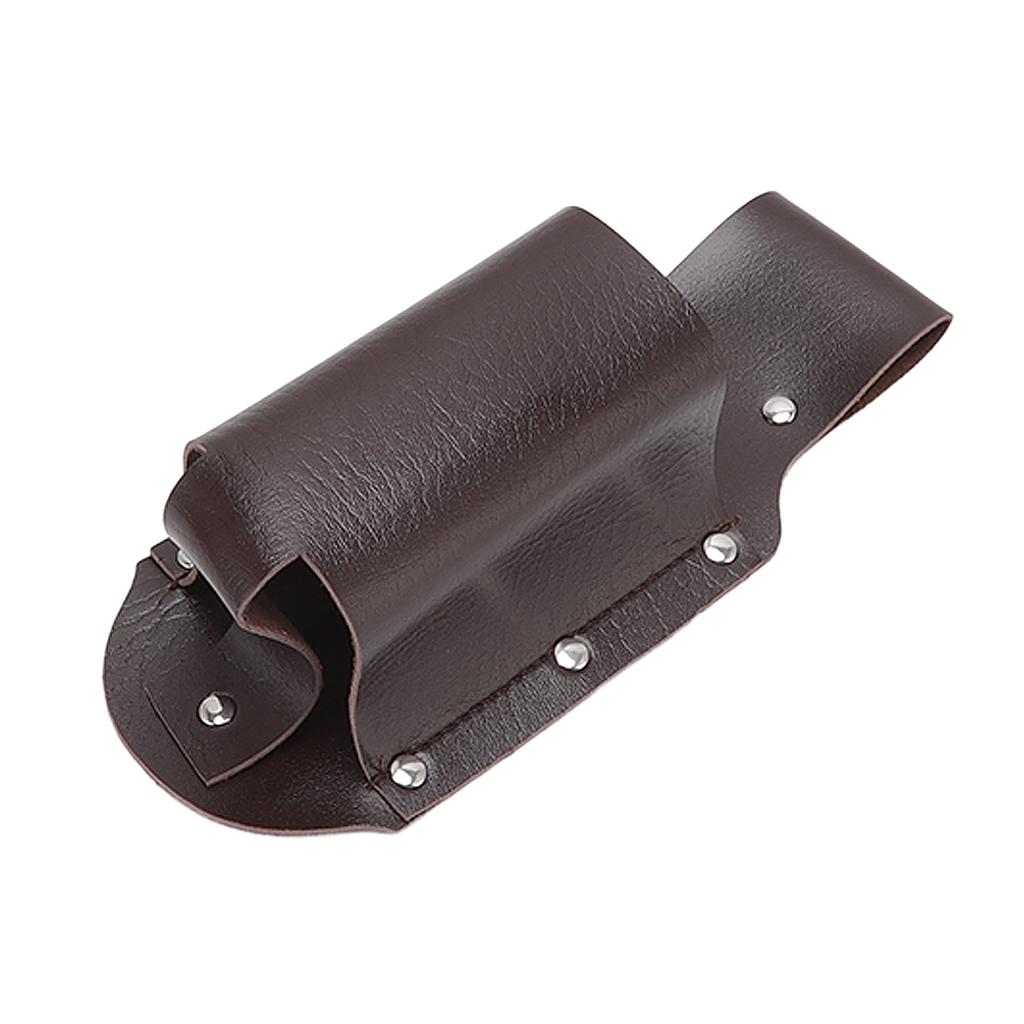 Beer Holders Sleeve for 330ml Beer Bottle PU Leather Belt Beer Bottle Can Holders Pouch for Camping