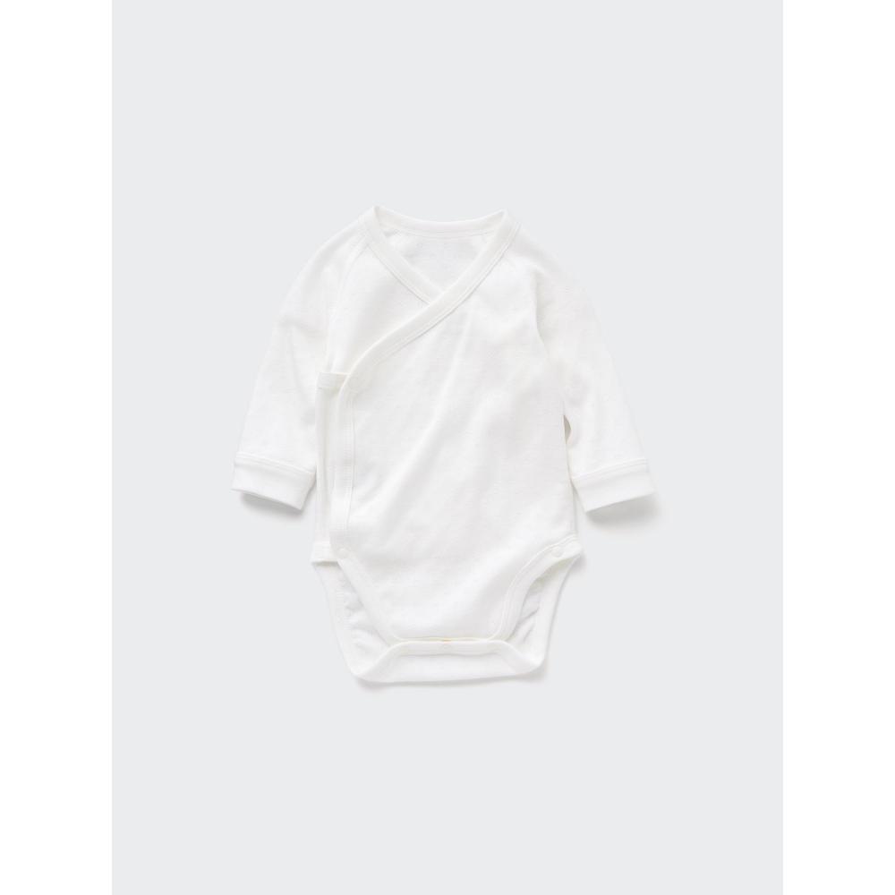Uniqlo Bn Bodysuit  Long Sleeve  1p  Pointel  60 Cm
