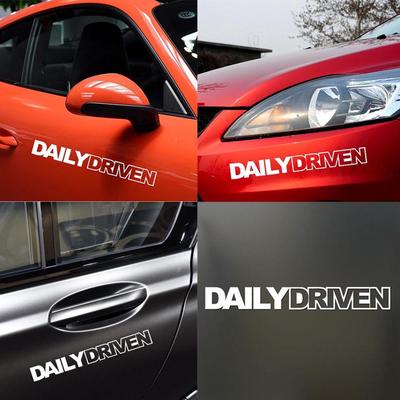 Autocollant réfléchissant de carrosserie de camion de voiture de Style de lettres conduites quotidiennement, décoration de décalcomanie