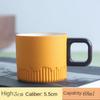 Creative Ceramic Retro Coffee Cup Handmade Wooden Handle Office Water Cup Kiln Design Filter Tea Mug Birthday Gift