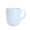 Hochwertige vertikale Streifen Keramikbecher Kaffee Tee Tassen Kaffee Paar Geschenk Original Tassen Kostenloser Versand Tasse für Tee Drinkware