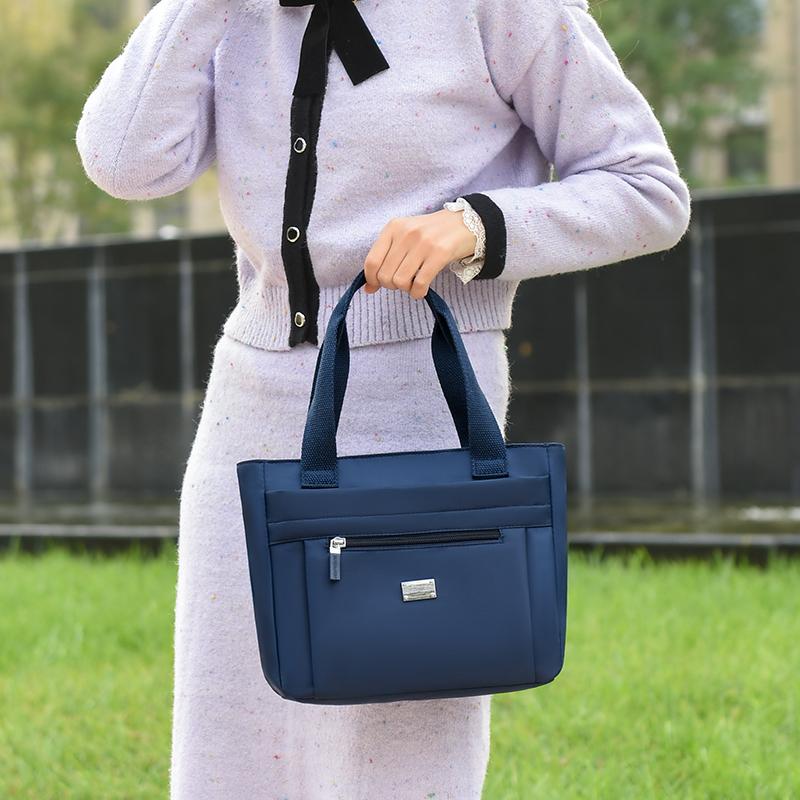 Borsa a Mano da Donna in Nylon Impermeabile a Spalla