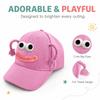 Funny Novelty Baseball with Big Mouth, Pigtails and Big Eyes, Cute Hat for Men and Women