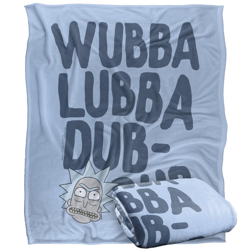 Rick And Morty Wubba Lubba Dub Dub Blanket