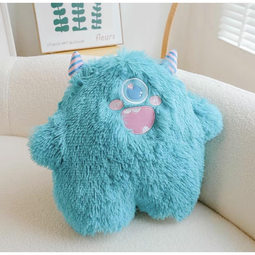 Cute Throw Pillow Plush Toys Hug Sleeping Doll Hairy Monster Doll Girl Sleeping Doll Birthday Gift