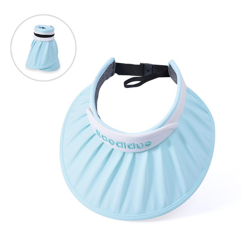 1107 summer children's hat girl baby outdoor sunshade sun protection hat big brim UV protection empty top shell hat