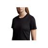 Moncler Monochrome Round Neck Casual Short Sleeve T-Shirt Women Tops Black I20938C00034829FB999