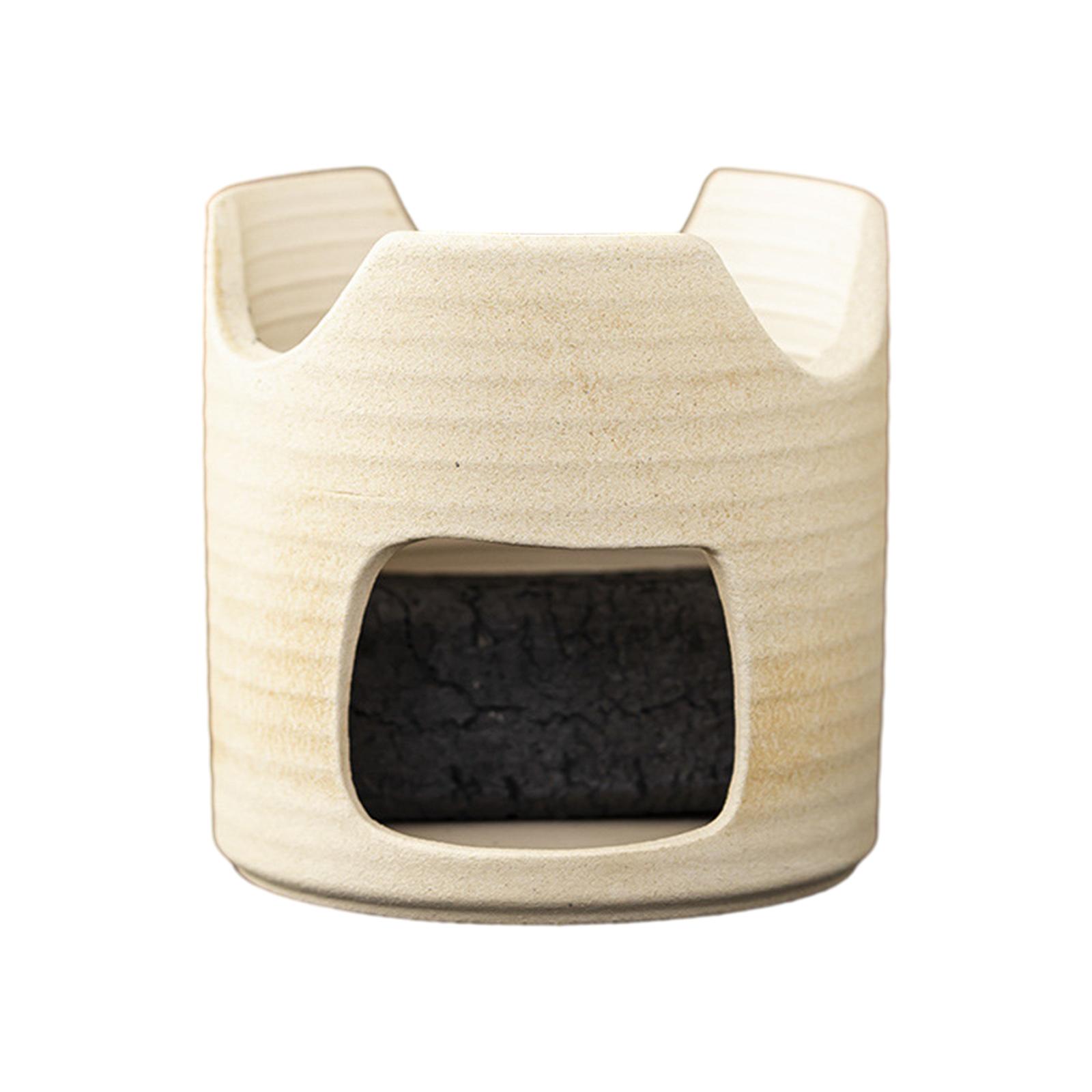 

Porcelain Tea Pot Loose Leaf Tea Pot for Boiling Hot Water with Anti Scald Handle for Camping Tea House Hotel Kitchen Household