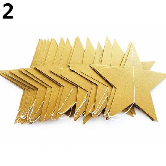 4m Long Star String Paper Garland for Wedding Birthday Party Baby Shower Decor ARI