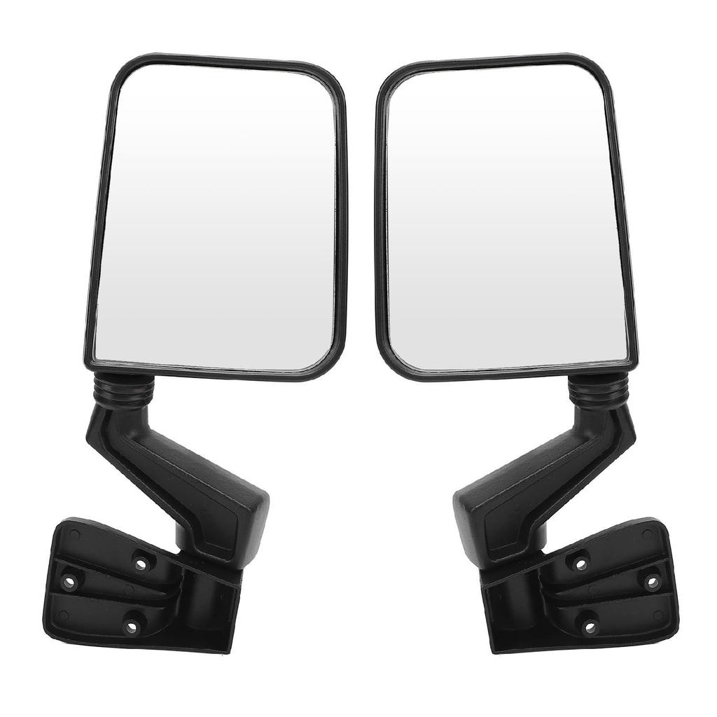 1 Pair Manual Door Mirror 105495870 Scratch Resistant Anti Heat Fade Proof Manual Folding Side Mirror for TJ Manual
