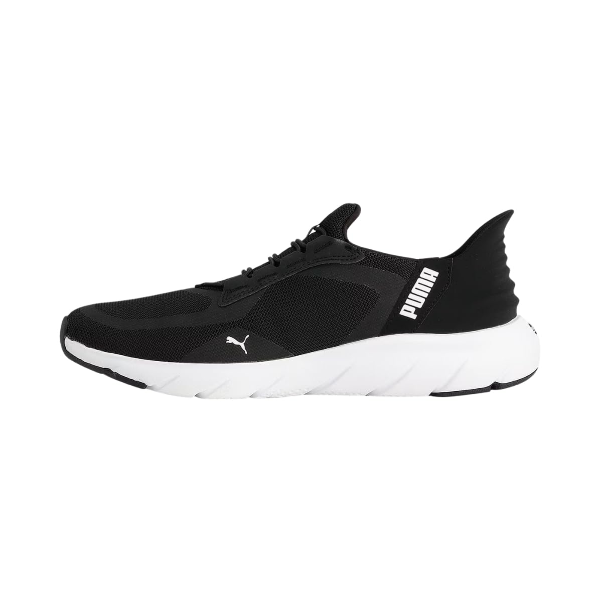 

Кроссовки SOFTRIDE FLEX LACE EASE IN WIDE ALT унисекс взрослые 25 цветов PUMA белый см [PUMA] весна/лето черный/PUMA (01) +25,5