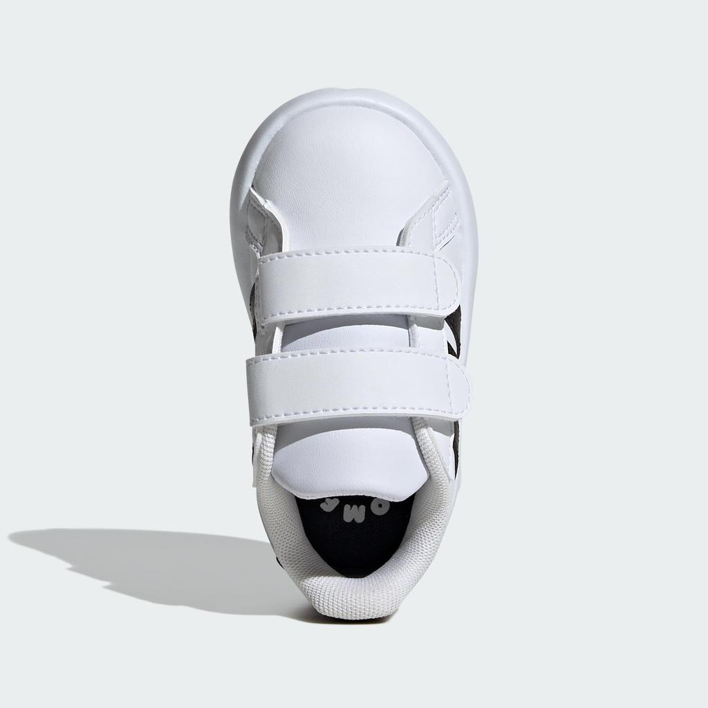 Grand Court Sneakers for Boys and Footwear White Cm [Adidas] 2.0 Kids, Girls, 12-16.5cm, MDT59, White/Core Black/Footwear (ID5271), 13.0