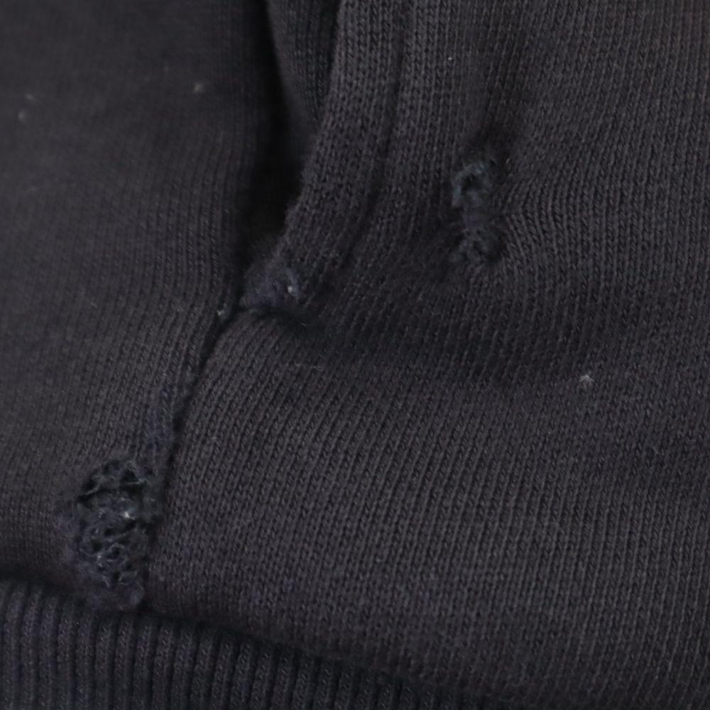 Armani Exchange Sweat Riders Jacket L Black With Thin Padding Men's Used