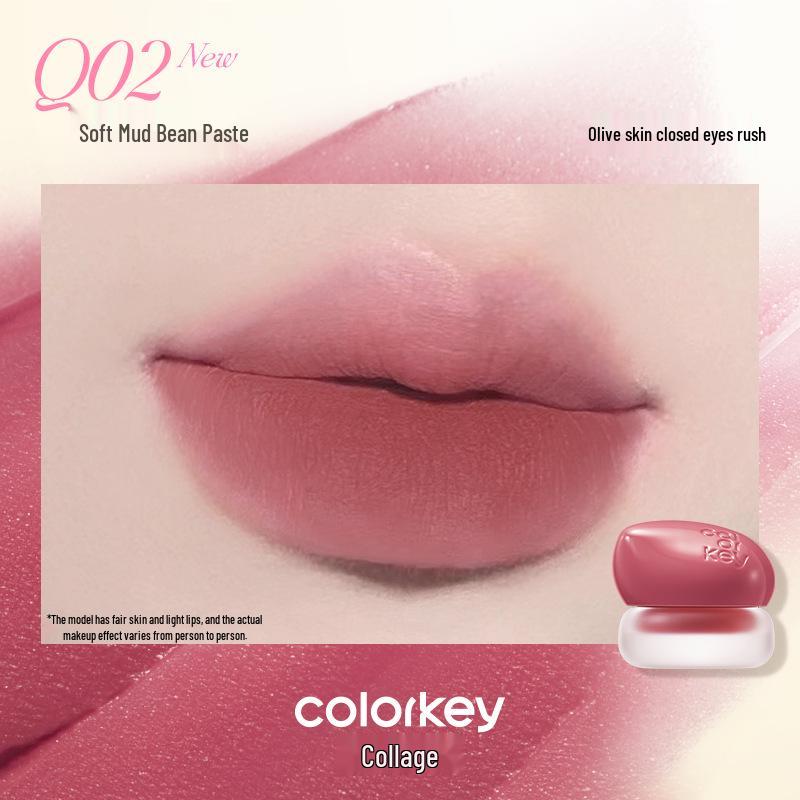 

Colorkey Ice Cream Lip Mud: Multi-Use Matte Lipstick, Gloss, Blush, Eyeshadow for Women.