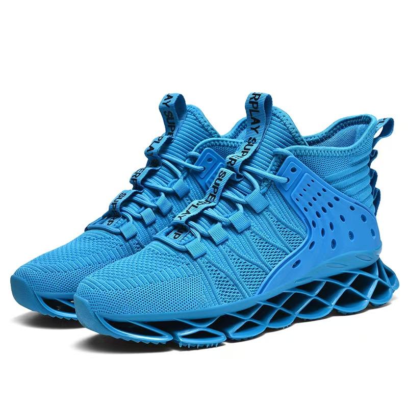 

Men Sneakers Male Casual Men Shoes Fashion Luxury Shoe Trainer Race Breathable Shoes Fashion Loafers Running Shoes for Men 46 синій