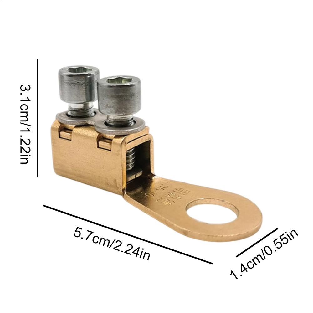 Battery Terminal Connectors Battery Cable Ends Wear-Resistant Post Terminals Junction Block With Hexagonal Wrench Cable