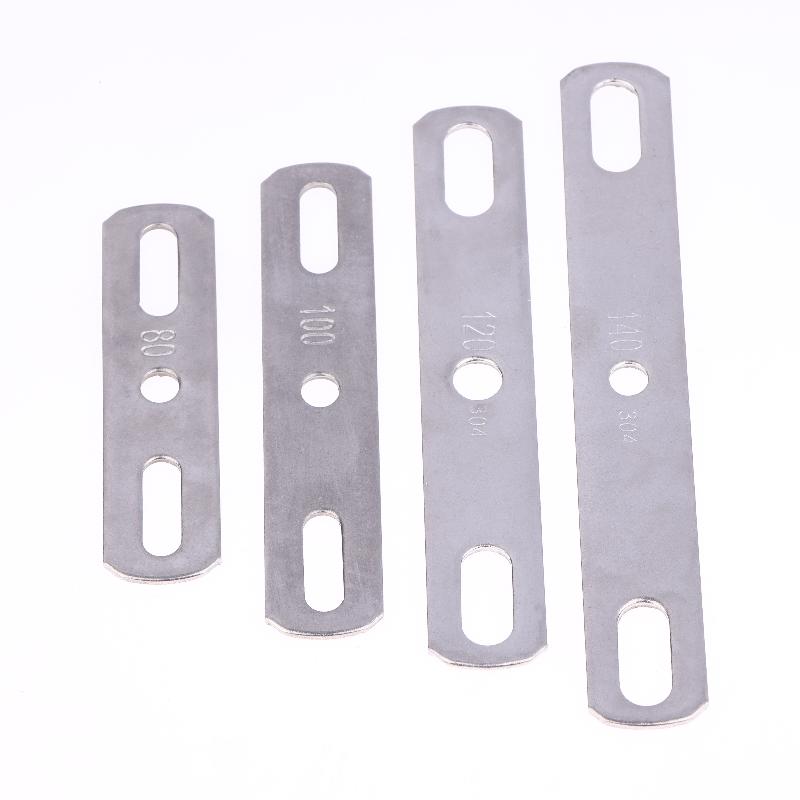 1Pcs 304 Stainless Steel Thickened Double Hole Flat Gasket - Durable Blocking Plate Bolt Hardware Accessories