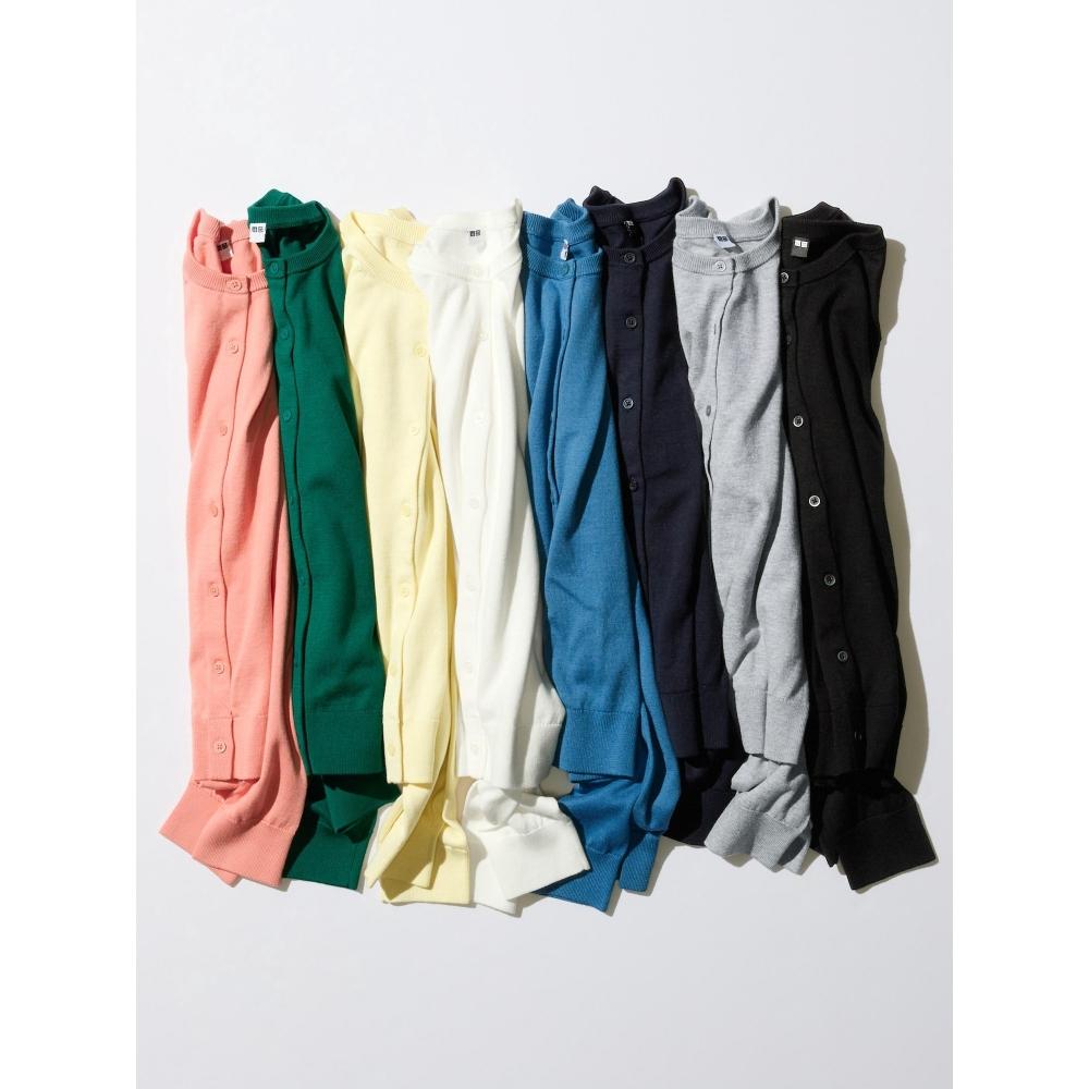 Uniqlo Uv Protection Crew Neck Cardigan  Long Sleeve 