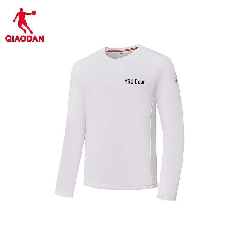 Qiaodan Men's Thermal Long-Sleeve Running Crew Neck Shirt
