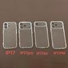 Apple iPhone 16/17 Pro/Max Transparent Silicone Drop-Proof Soft Case
