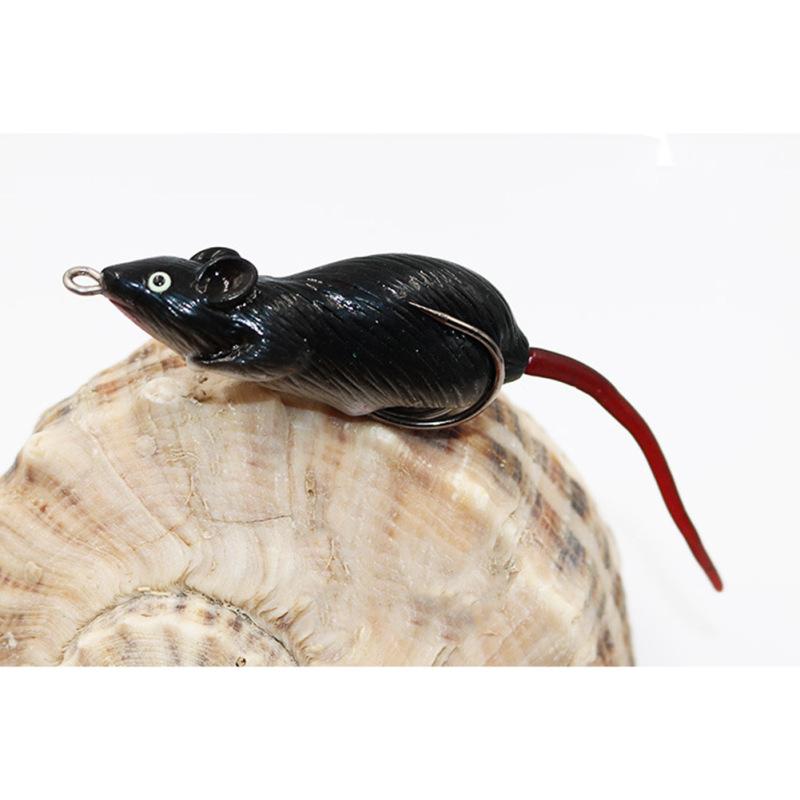 12g/6.5cm High Simulation Lure Fake  Bait Thunder Frog Mouse Bionic Bait Soft Fishing  Bait