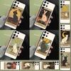 Tarot Card Cute Art Cats Phone Case For Samsung Galaxy S24 Ultra S9 S10 S20 S22 S21 Plus S23 FE S25 Ultra Full Cover