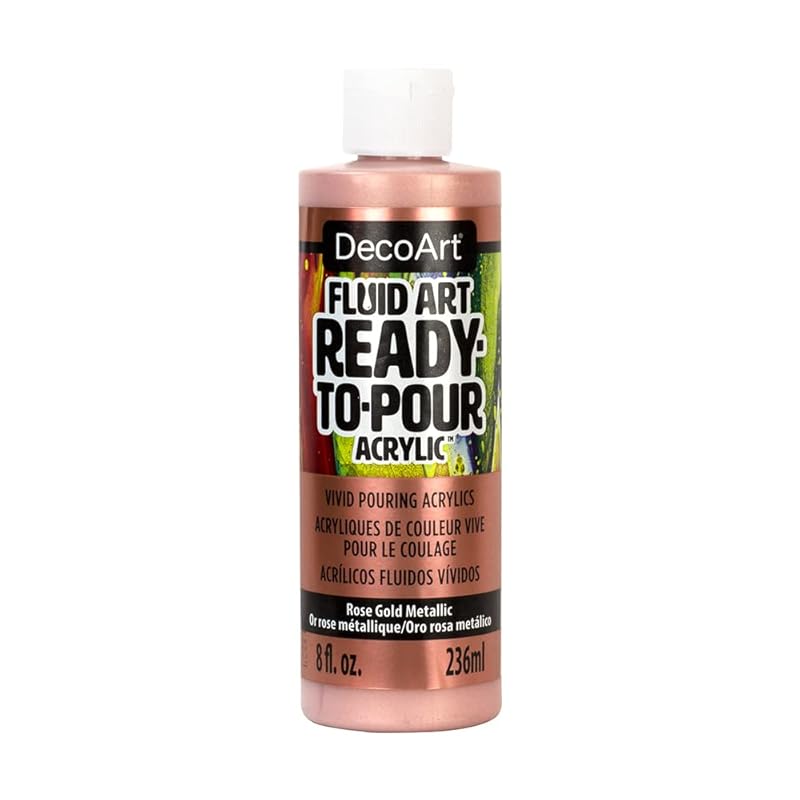 

deco art fluid art 8oz DFA152 rose gold metallic 12092152