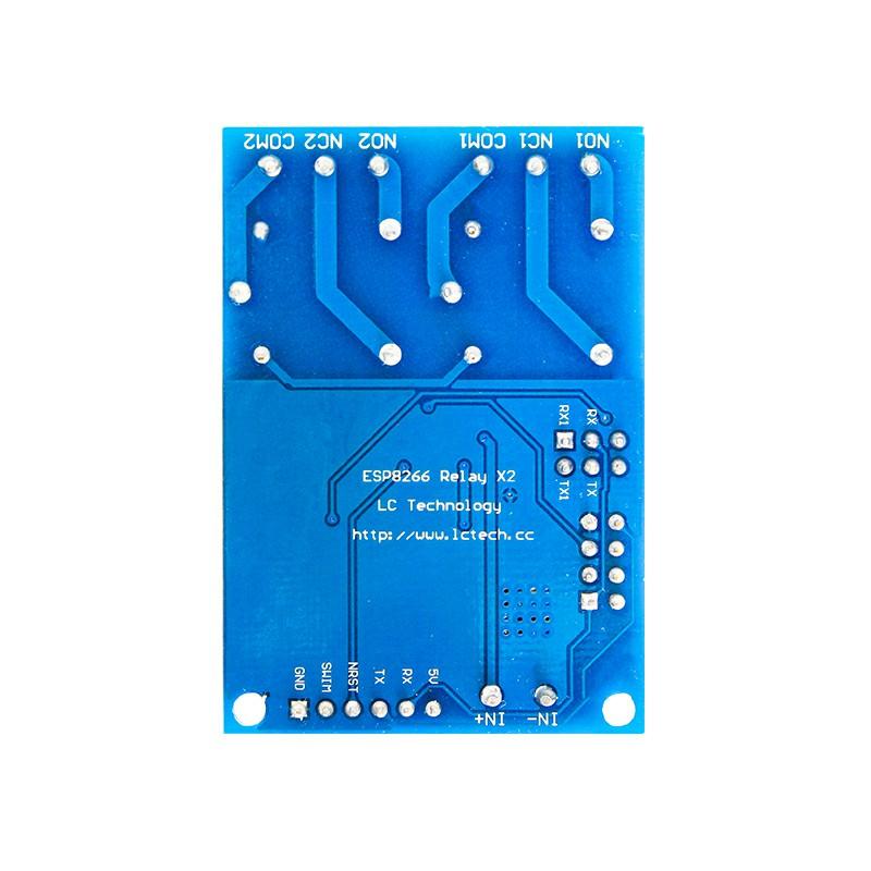 12V ESP8266 Dual-Channel WiFi Relay IoT Smart Home Android Phone APP Remote Switch