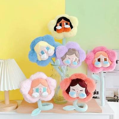Creative New Sunflower Crying Baby Flower Twist Stick Plush Toy Cute Bouquet Ornament Girl Gift