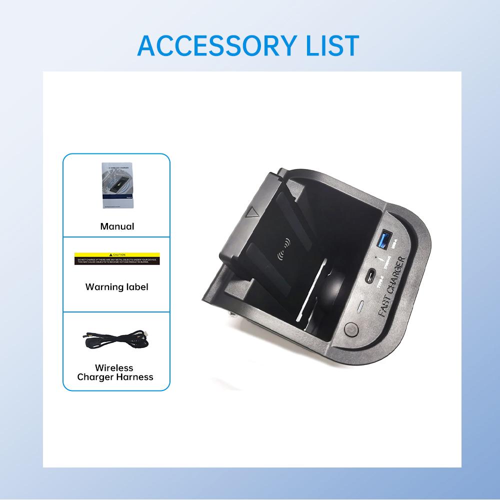 

Wireless Car Charger for Mercedes Benz a Class W176 2013-2018 GLA Class 2013-2019 B Class 2011-2019 - Car Accessories RLHD 2011-2019