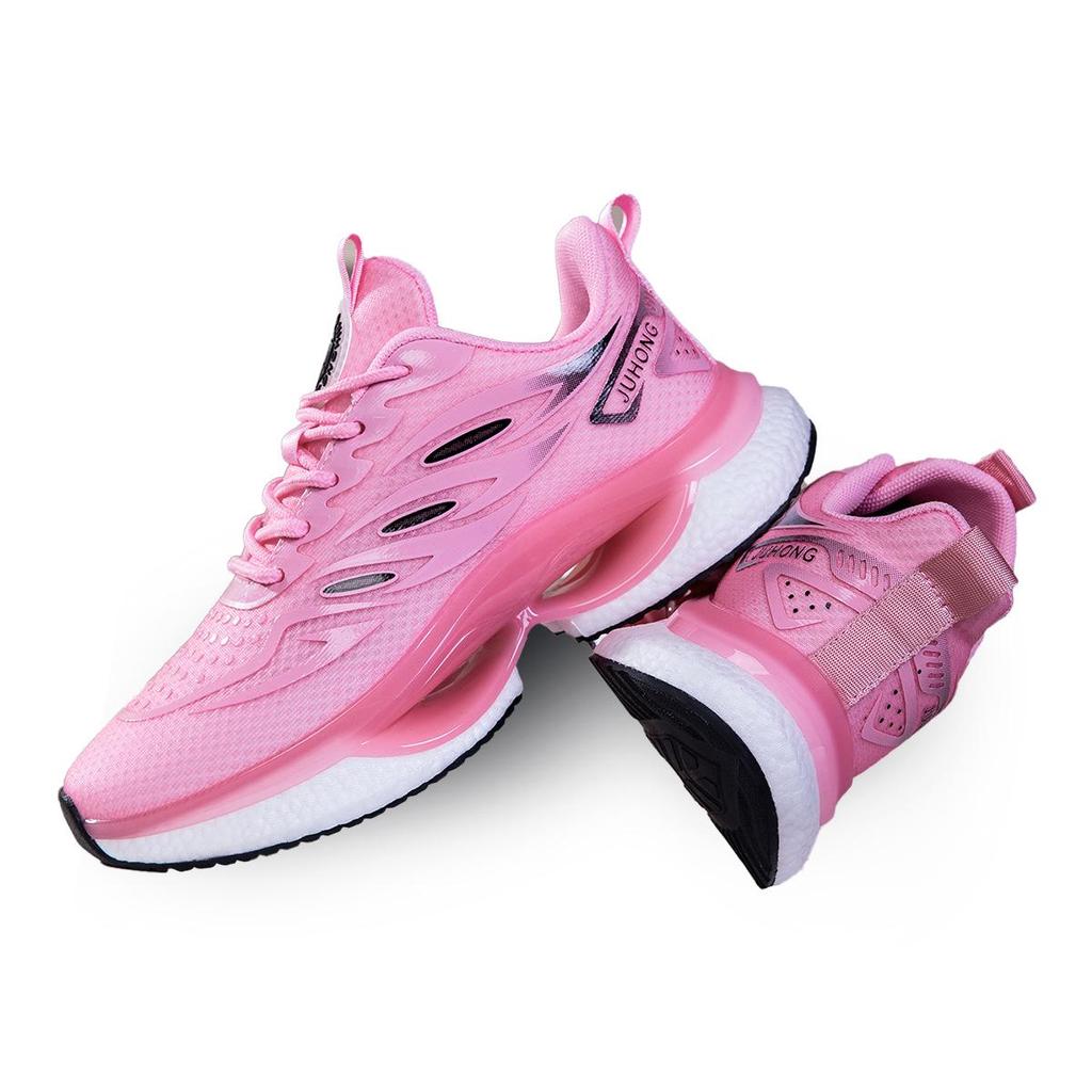 Men's Cross-Border Lightweight Dad Sneakers with Breathable Mesh & Popcorn Soles for Casual Running