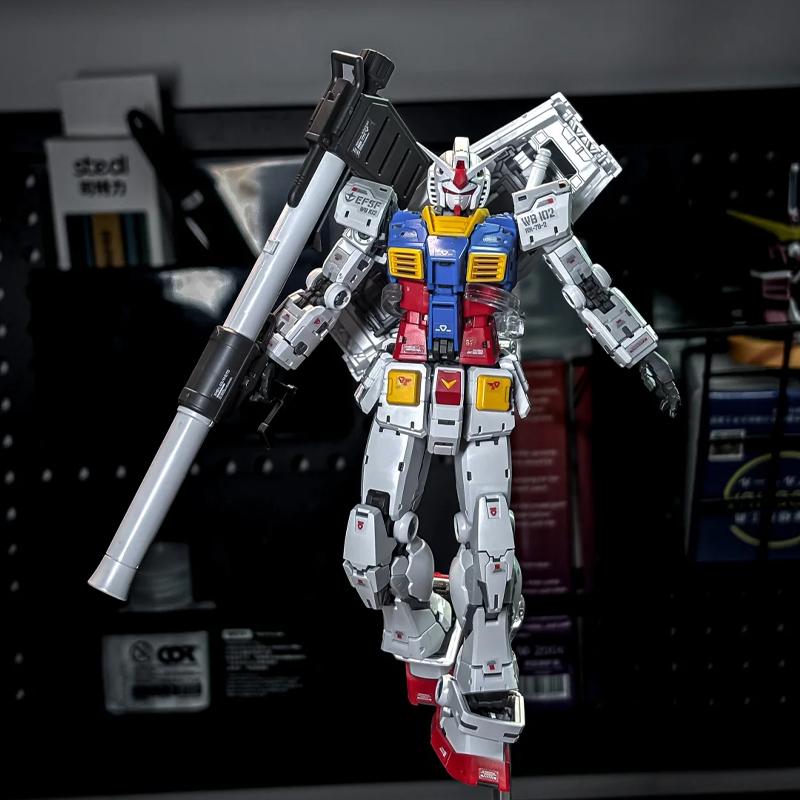 RG 1/144 RX-78-2 2.0 Yuanzu G3 Mech Bausatz Actionfiguren Schreibtisch-Dekoration Puppe Jungen Spielzeug Puzzle Sammlerstück Geschenk