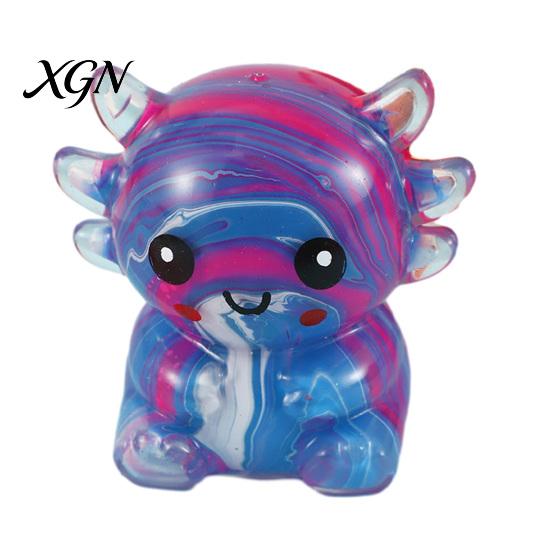 Palm Kneading Toy Salamander Squeeze Toy, Slow Rising Soft Cute Animal Fidget Portable Ball Rebound Stress Balls Home Office Sensory Gifts for