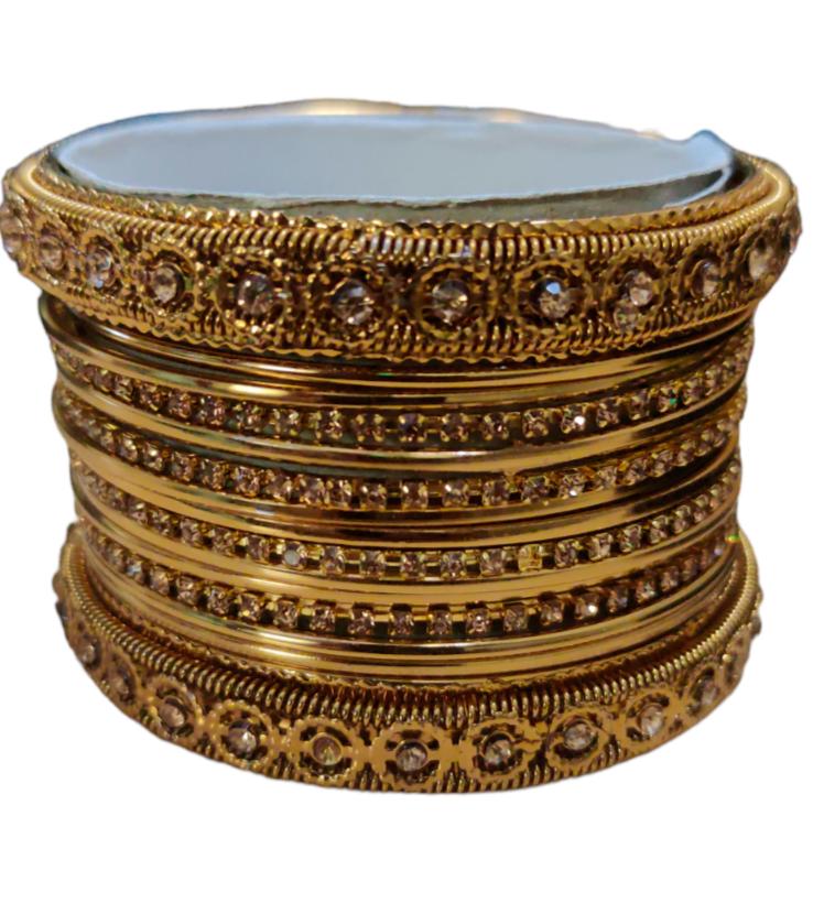 @ Beautiful Metal Kada And Bangle Golden Color For Women