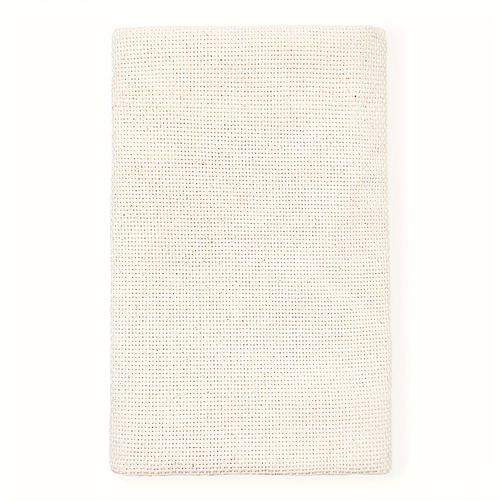 

Wool x Cotton Punch Needle Fabric for Monk Rug Needle Threads Queen, 26.3 19.6 Cloth, Punch/Punch бежевый