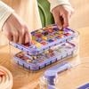 64 Grid Ice Mold Box One-button Press Type Square Ice Cube Tray Household Fruit Ice Cream Maker with Lid Kitchen Accessories