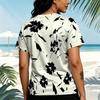Women's Short Sleeve T-Shirt, American Basic Floral Top Soft & Breathable, Perfect for Summer Daily Casual Outings