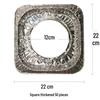 Gas Stove Oil-Proof Mat Sticker, Protective Round Foil Cover for Kitchen Stove