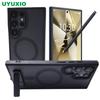 UYUXIO Magnetische Handyhülle mit Ständer für Samsung Galaxy S26 S25 S24 S23 Ultra FE S22 Plus A16 A55 A56 Ständer Hüllen