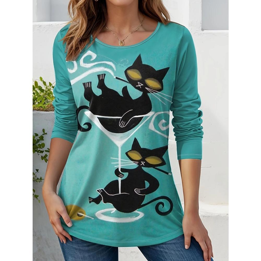 

Женская футболка с 3D-принтом с цветочными узорами для весеннего и осеннего сезонов, повседневная и модная футболка с коротким рукавом 6XL