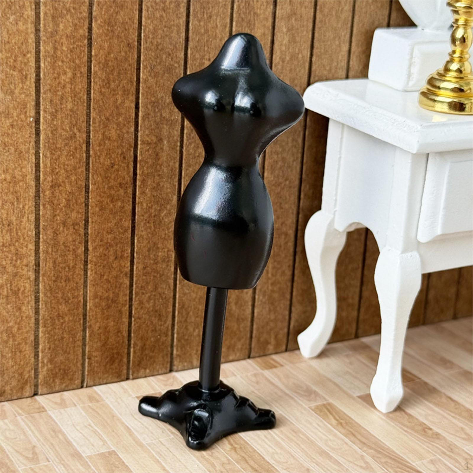 

Doll Dress Form Mannequin Miniature Clothes Display Holder 1/12 Dollhouse Accessories Fashion